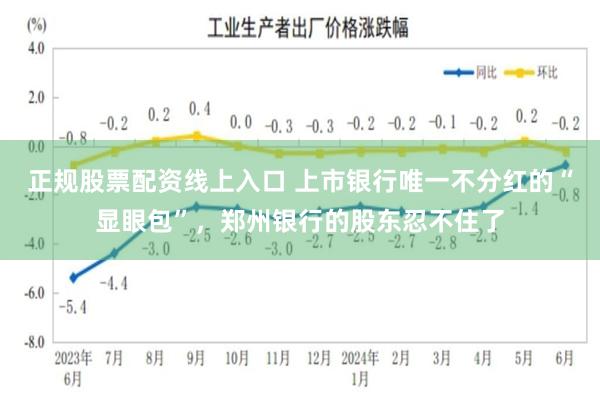 正规股票配资线上入口 上市银行唯一不分红的“显眼包”，郑州银行的股东忍不住了