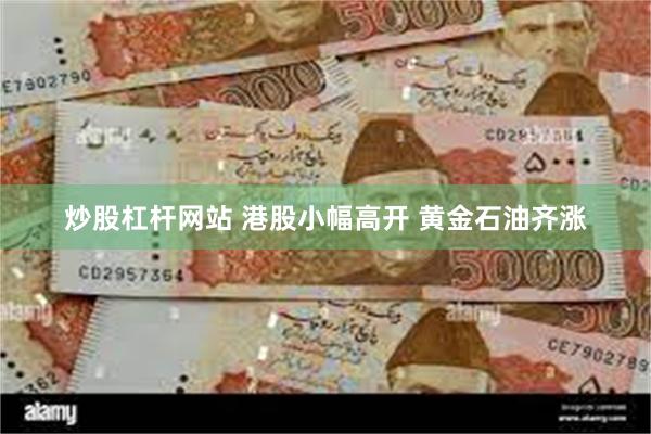 炒股杠杆网站 港股小幅高开 黄金石油齐涨