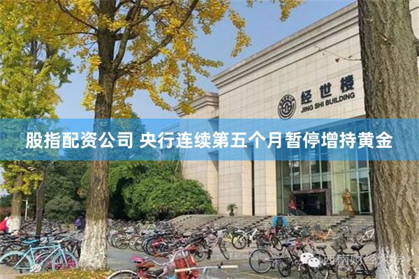 股指配资公司 央行连续第五个月暂停增持黄金