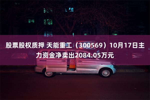 股票股权质押 天能重工（300569）10月17日主力资金净卖出2084.05万元