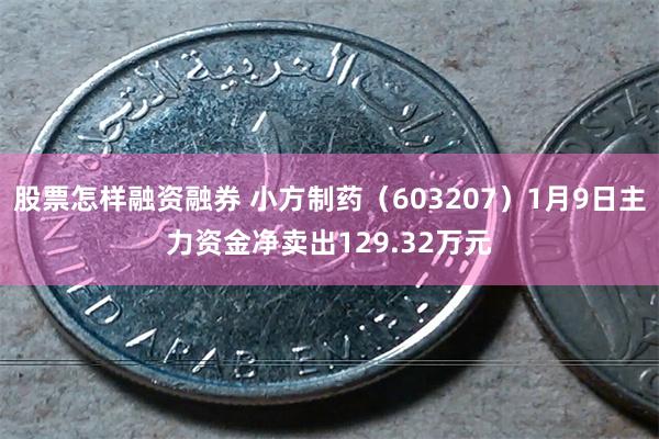 股票怎样融资融券 小方制药（603207）1月9日主力资金净卖出129.32万元